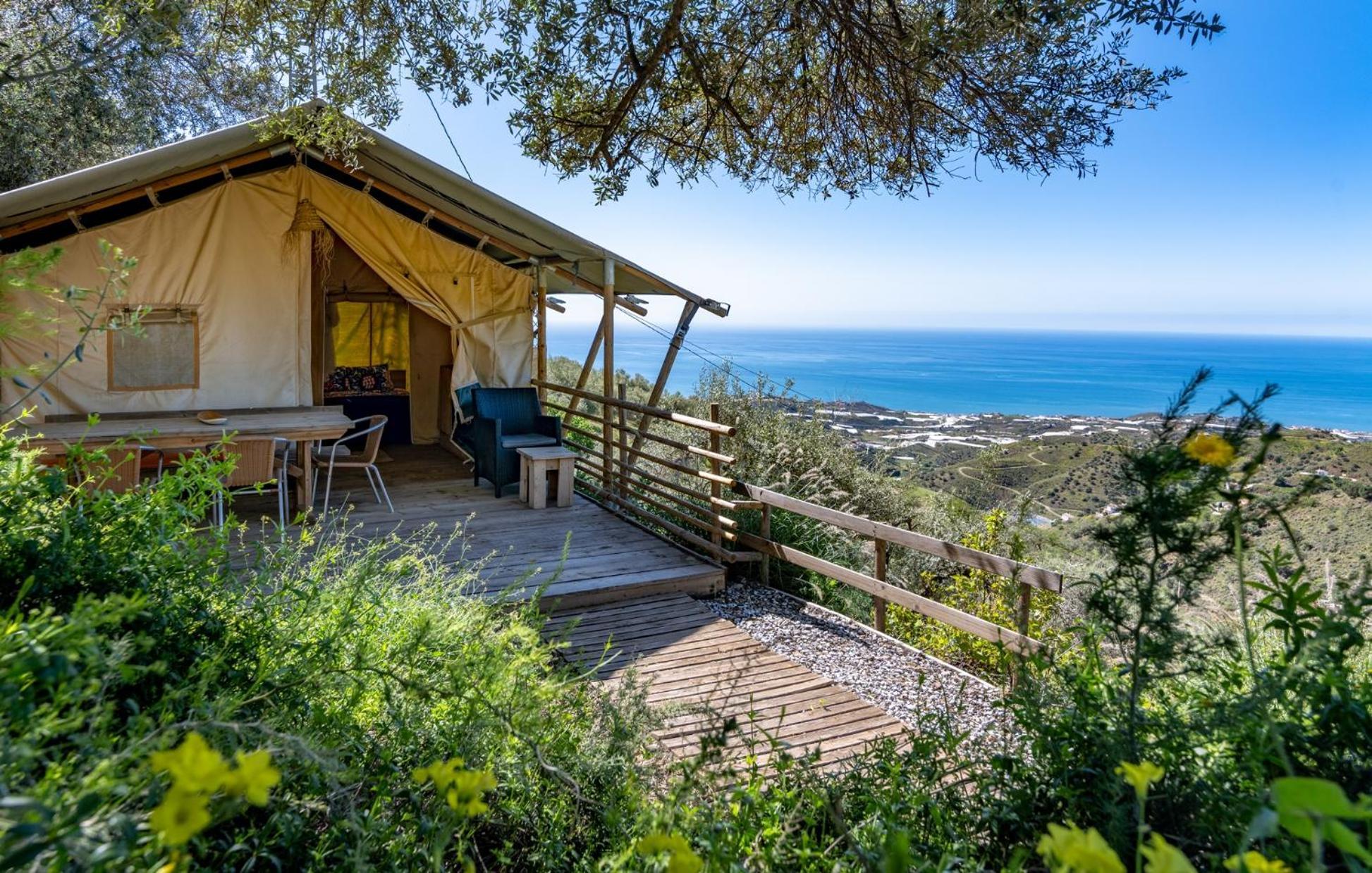 Campo Agave Luxury Tents Sayalonga エクステリア 写真