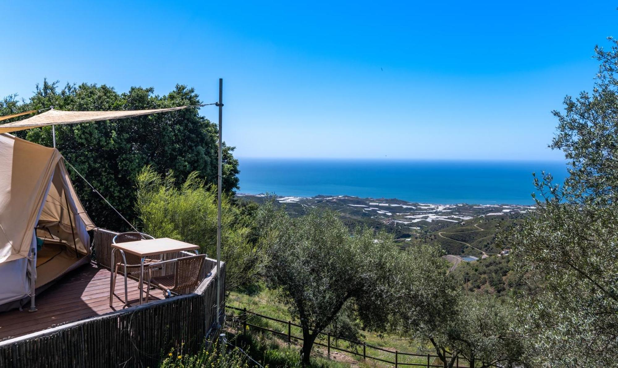 Campo Agave Luxury Tents Sayalonga エクステリア 写真